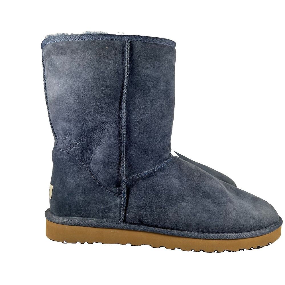 UGG Australia Classic Short 5800 Blue Suede Sheepskin Boots Men's Size 18